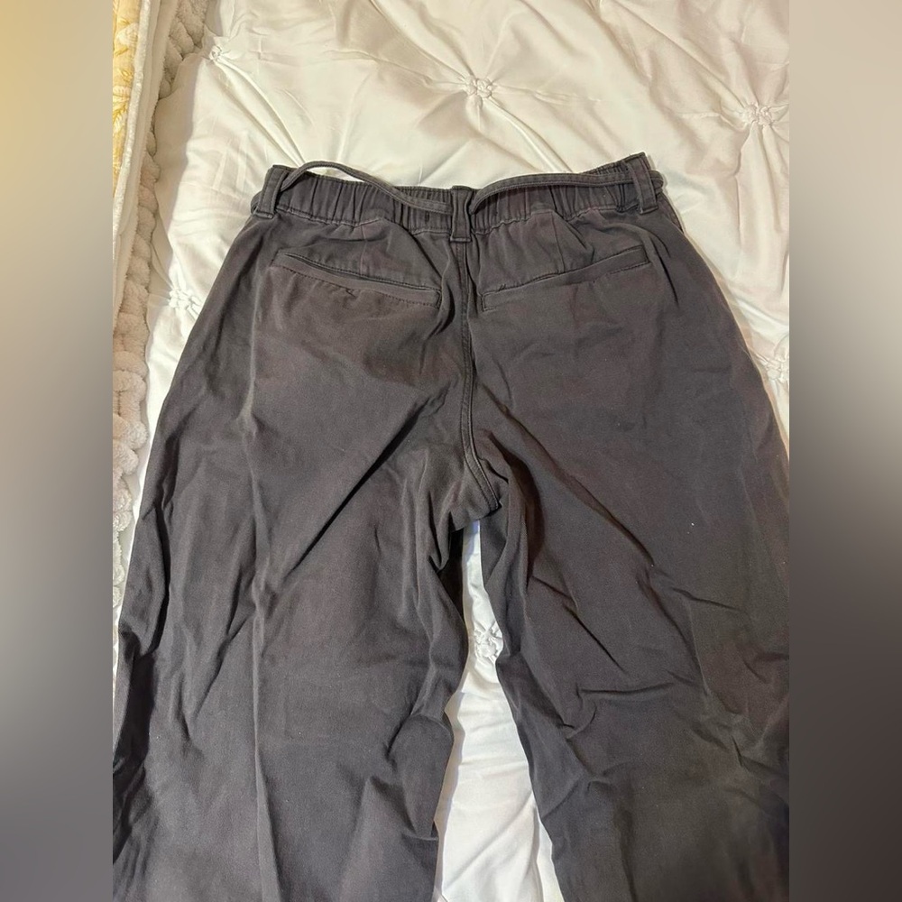 Hollister Charcoal Low-Rise Super Baggy Pants - Picture 4 of 5